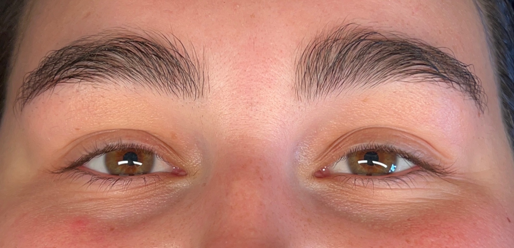 Client 3 before lash lift treatment